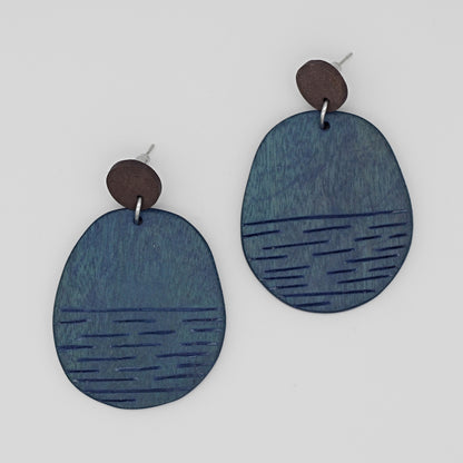 Blue Channing Earrings