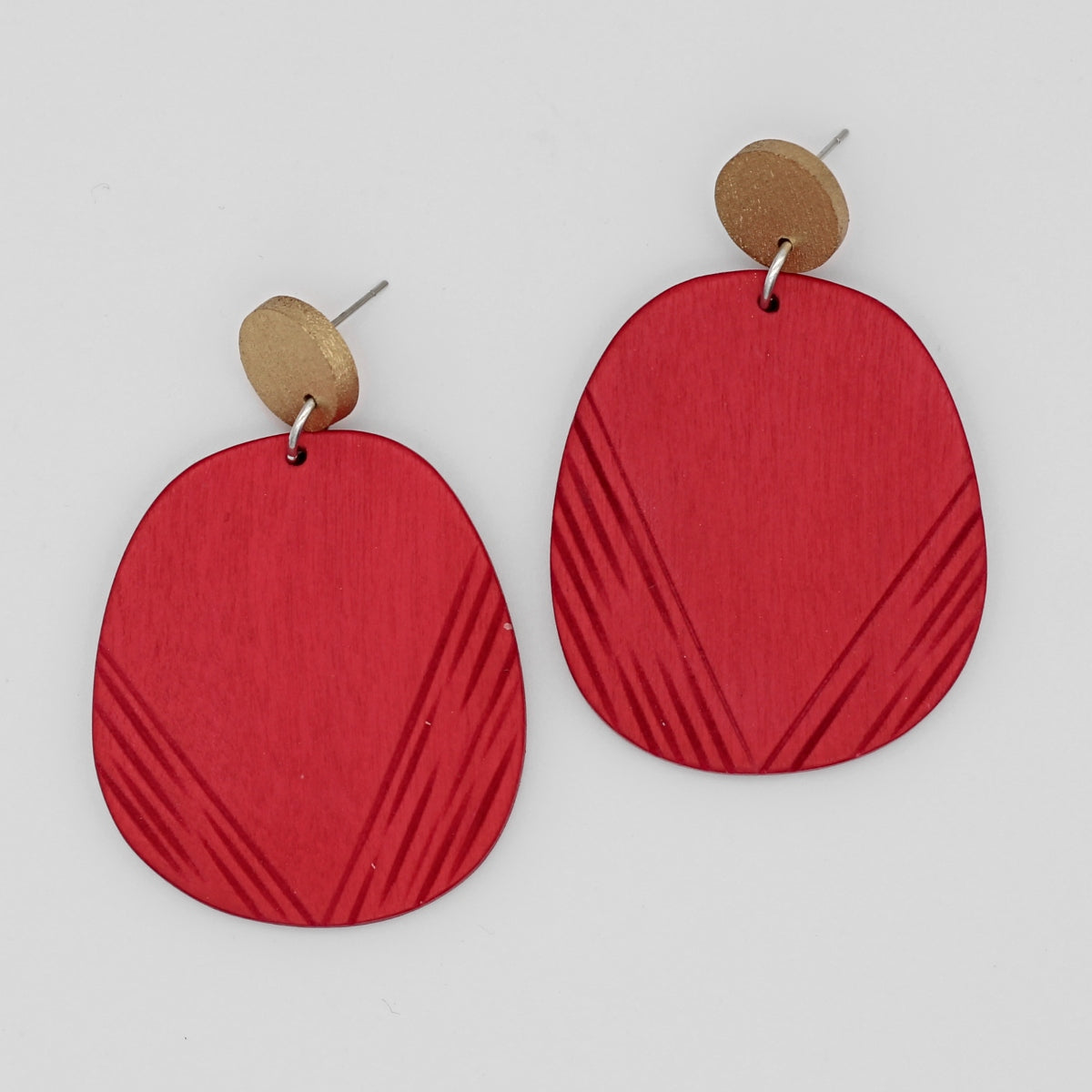 Red Channing Earrings