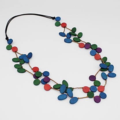 Multi Lizzie Petal Necklace