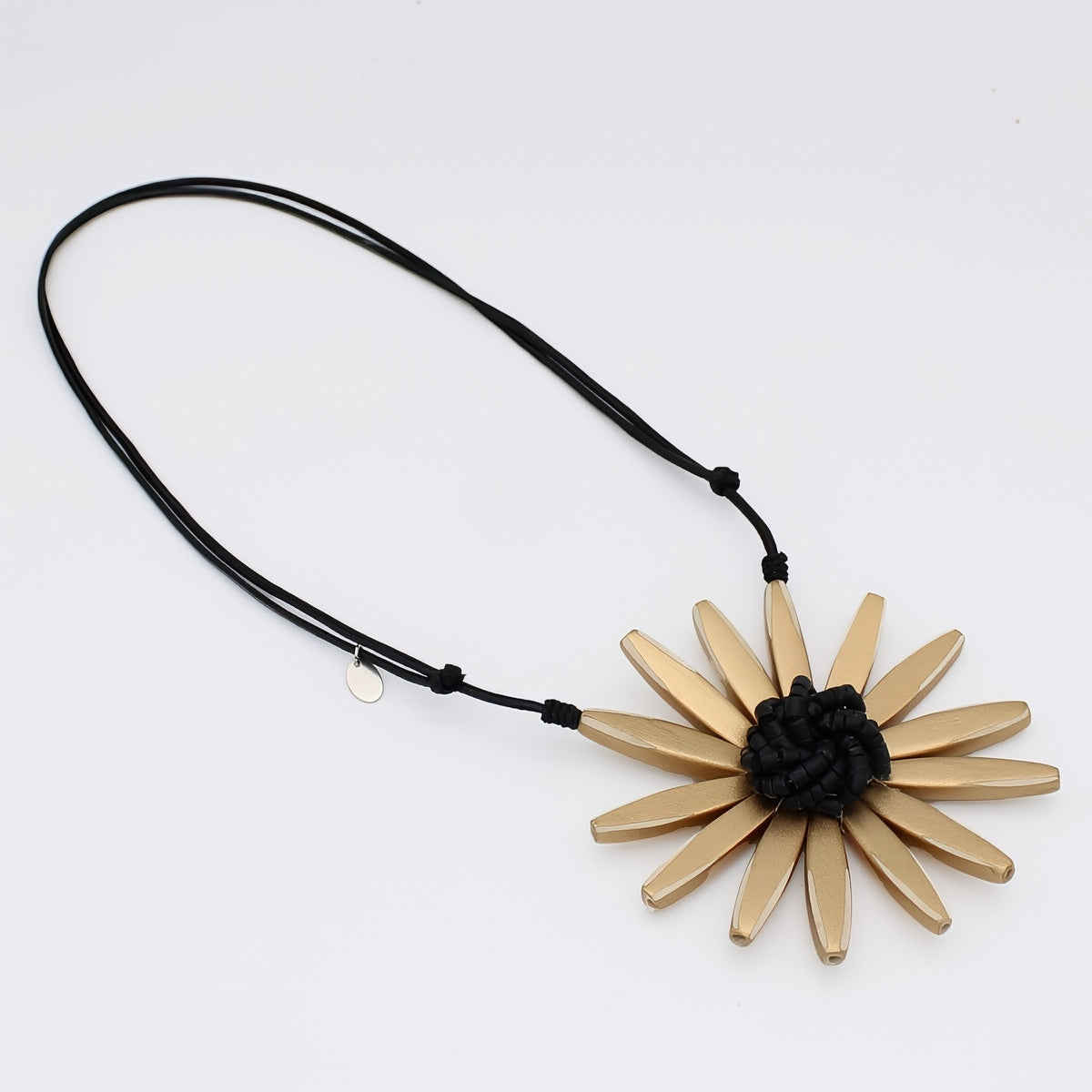 Gold Amaya Flower Statement Necklace