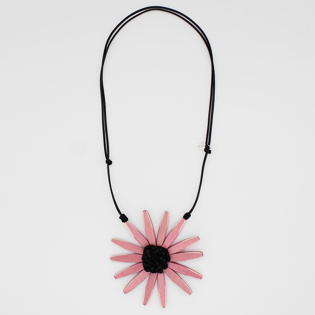 Pink Amaya Flower Statement Necklace