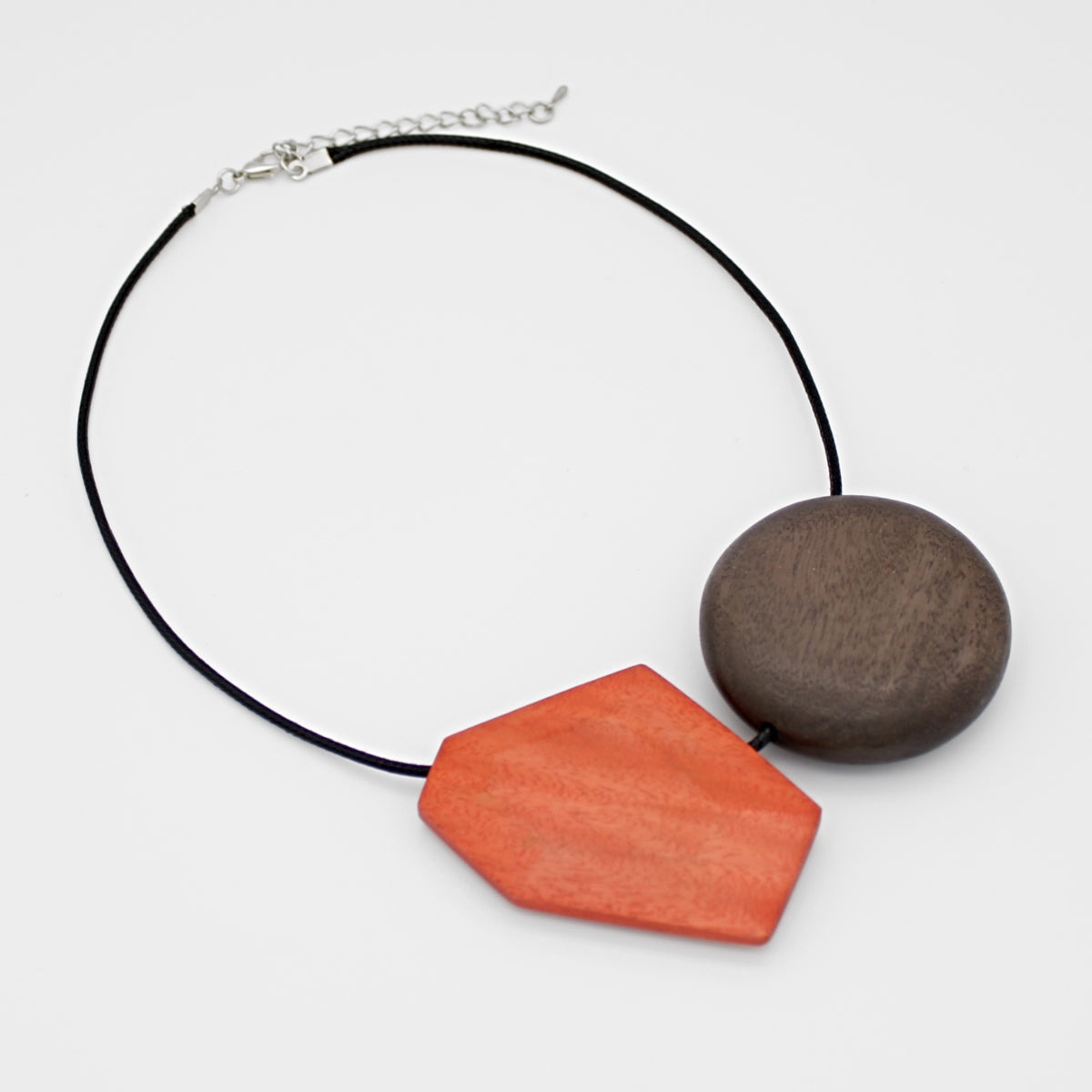 Orange and Brown Bristol Necklace