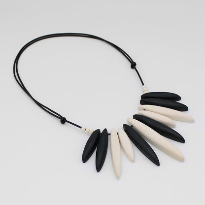 Black Bird of Paradise Statement Necklace