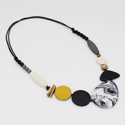 Dusk and Dawn Marble Necklace