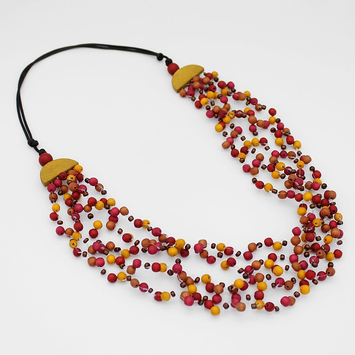 Eclipse Multi Color Statement Necklace