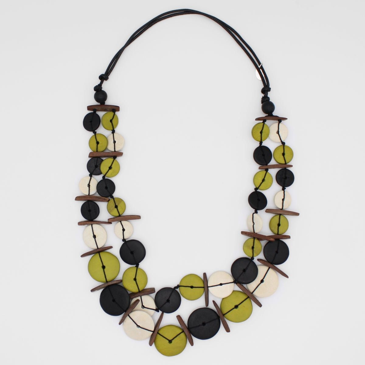 Lime Cascade Necklace