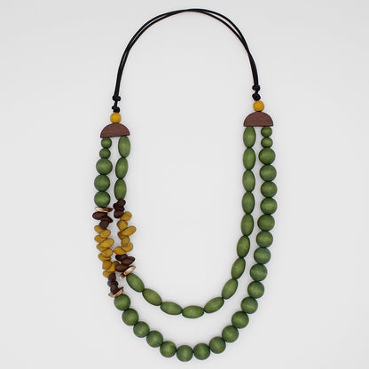 Verde Forrest Wood Necklace