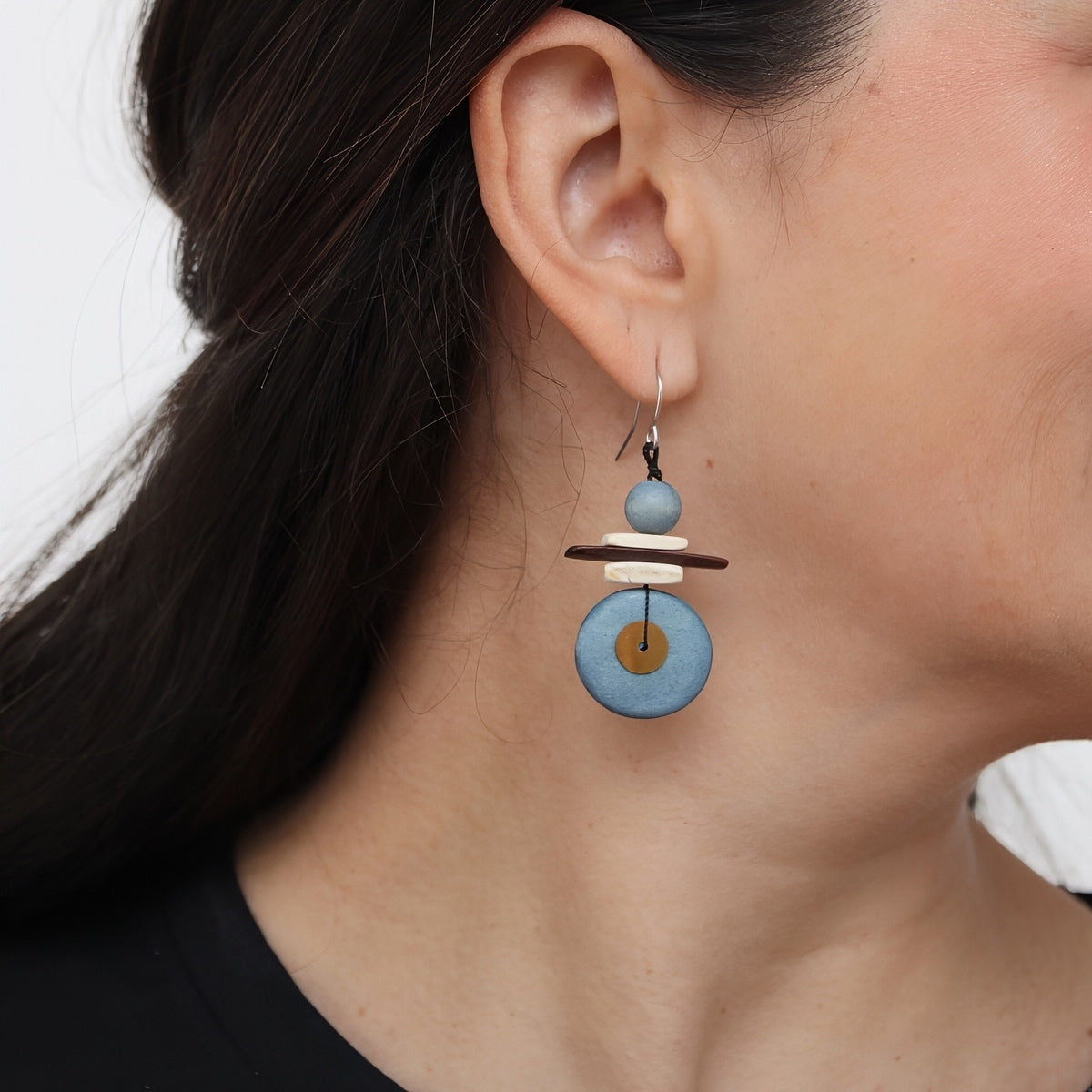 Assuta Blue Drop Earrings