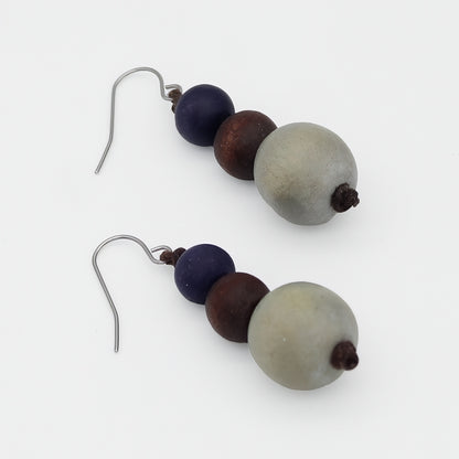 Grey Drop Lela Earrings