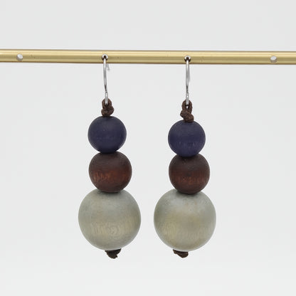 Grey Drop Lela Earrings