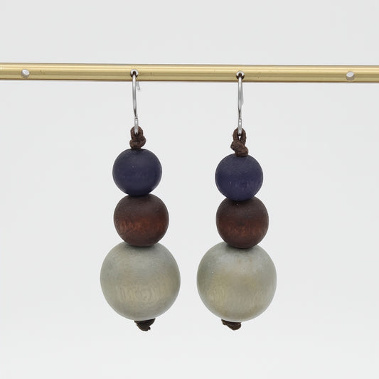 Grey Drop Lela Earrings