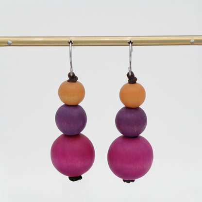 Fuchsia Drop Lela Earrings