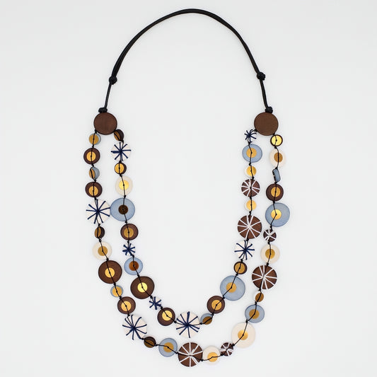 Brown Melody Statement Necklace