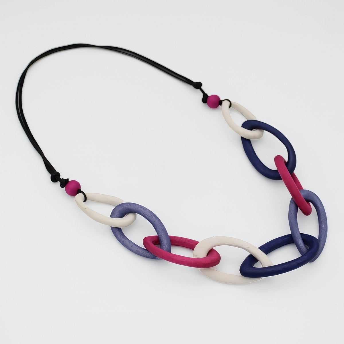 Fuchsia Link Ayla Necklace