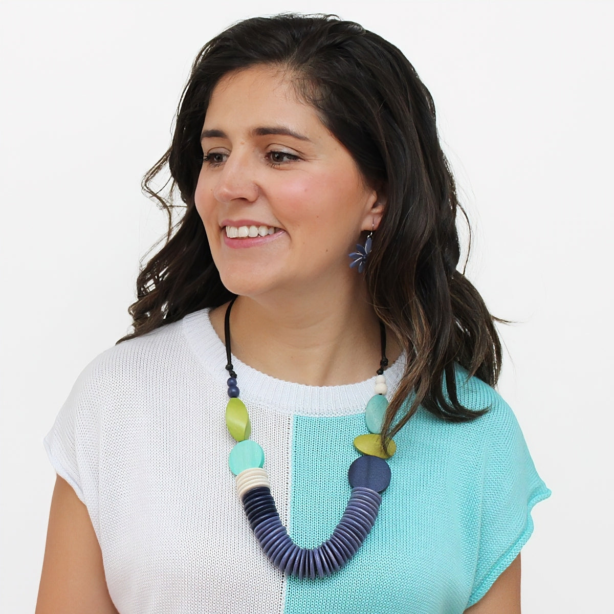 Blue Calista Statement Necklace