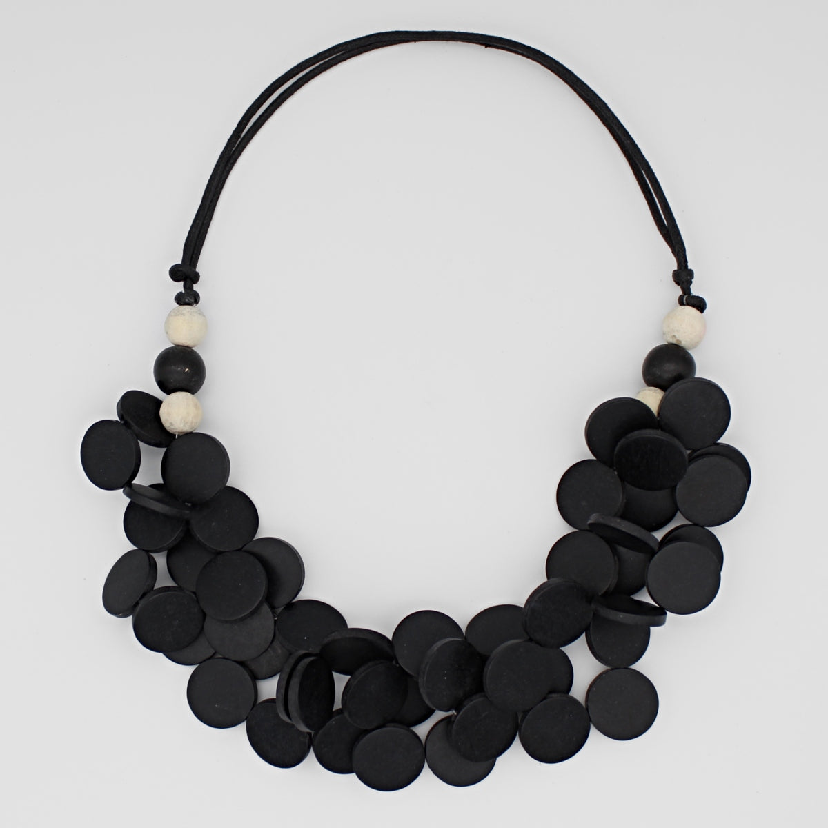 Black Cluster Athena Necklace