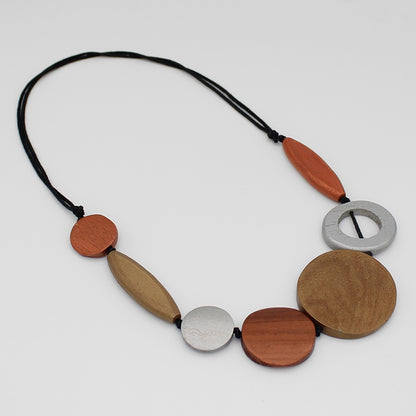 Bronze Presley Wood Necklace