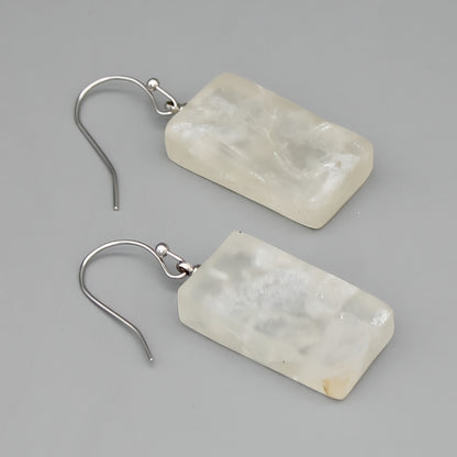 White Vega Earrings