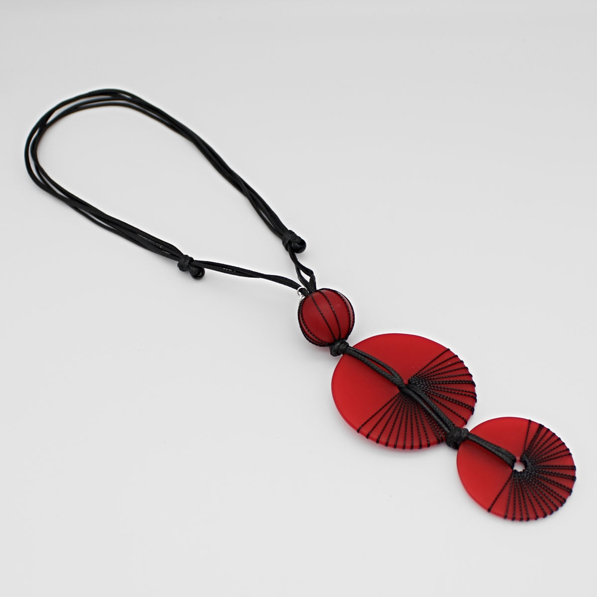 Red Frosted Yanna Necklace