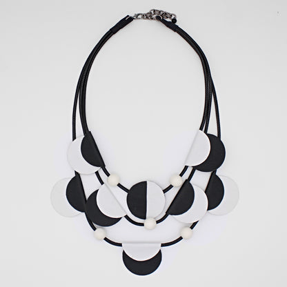 White Verona Leather Necklace