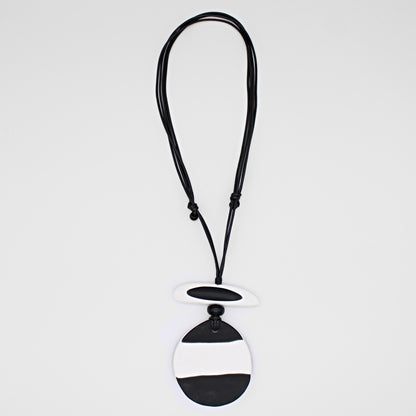 Black and White Brooklyn Pendant