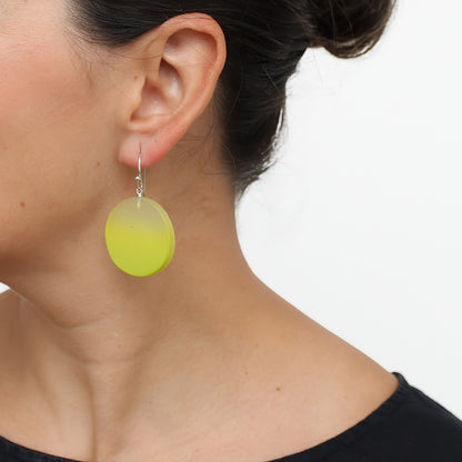 Lime Fantasy Ombre Earrings