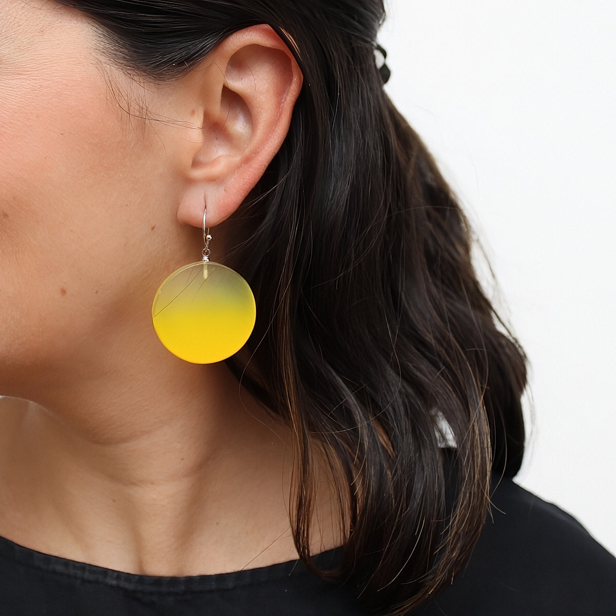 Yellow Fantasy Ombre Earrings