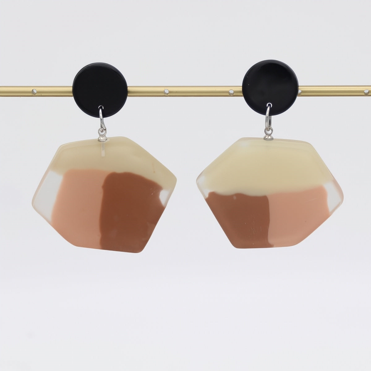 Shades of Brown Orla Post Earrings