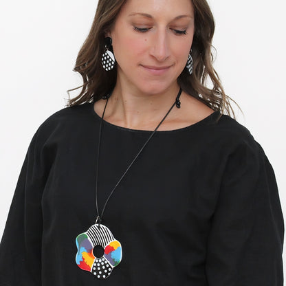 Prismatic Petals Necklace