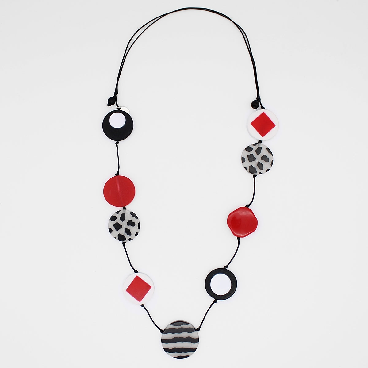 Red Cheetah Statement Necklace