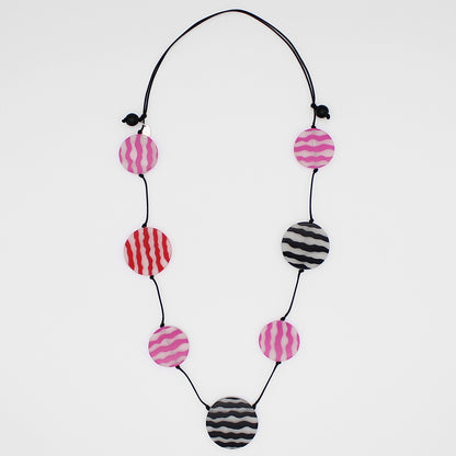 Fuchsia Zingy Statement Necklace