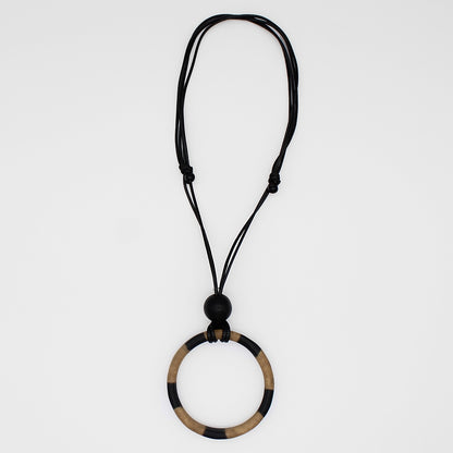 Black and Gold Eira Pendant