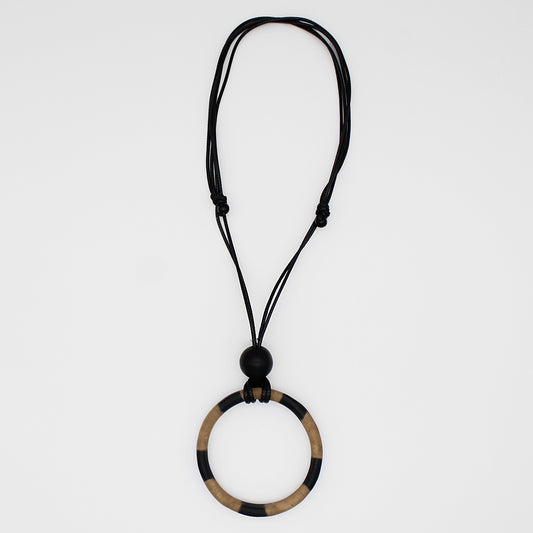 Black and Gold Eira Pendant