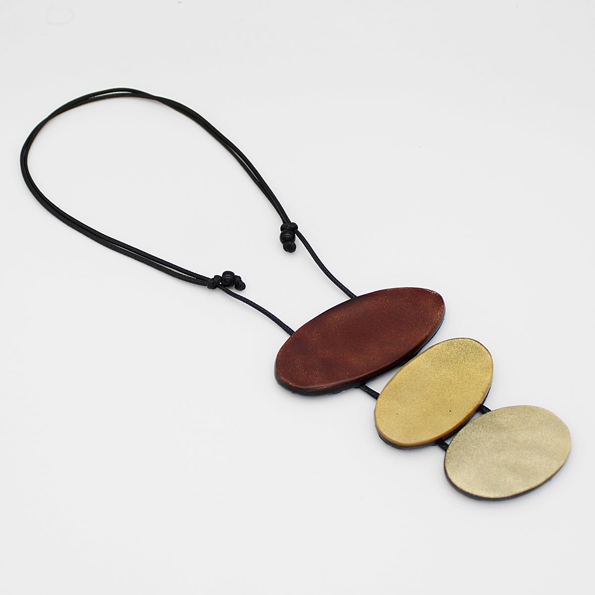 Shades of Brown Coco Statement Pendant