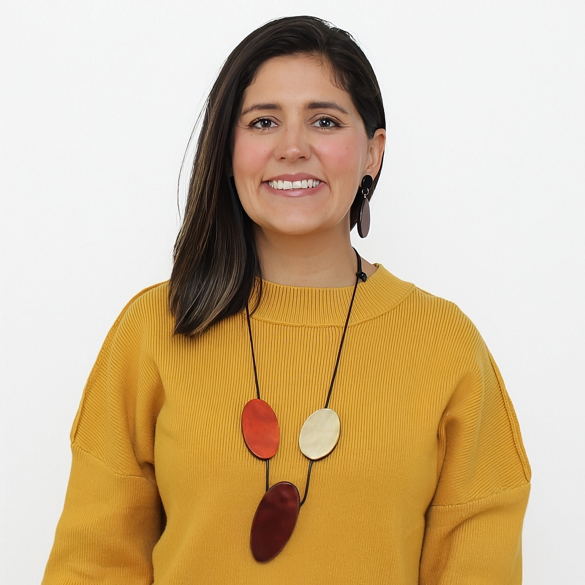 Tones of Brown Aspen Statement Necklace