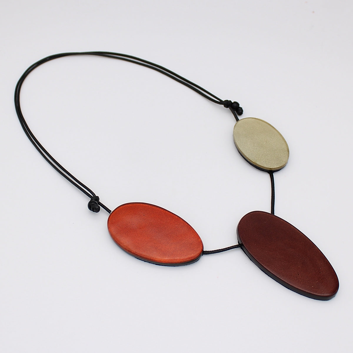 Tones of Brown Aspen Statement Necklace