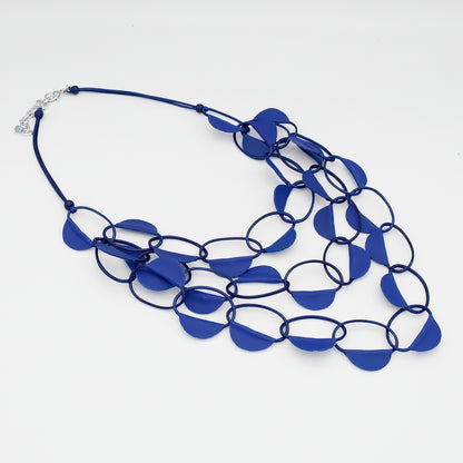 Blue Nautical Loop Necklace