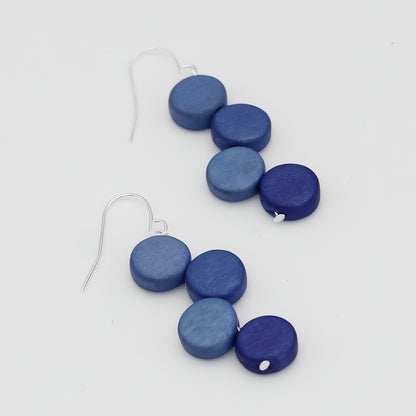 Blue Ombre Eva Dangle Earrings