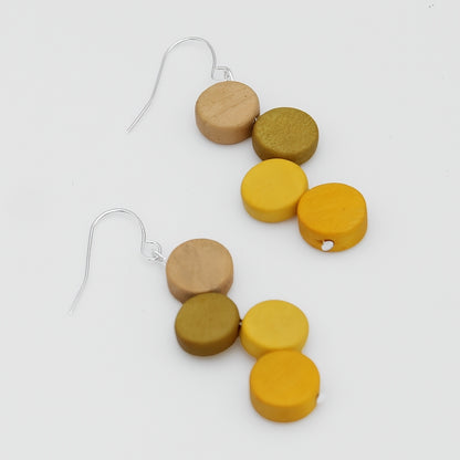 Yellow Ombre Eva Dangle Earrings