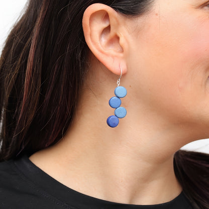 Blue Ombre Eva Dangle Earrings