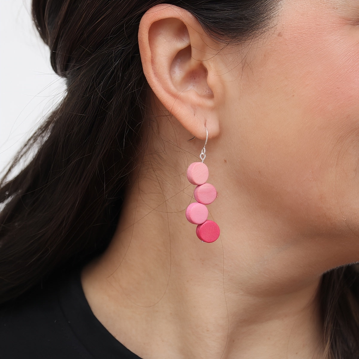 Pink Ombre Eva Dangle Earrings