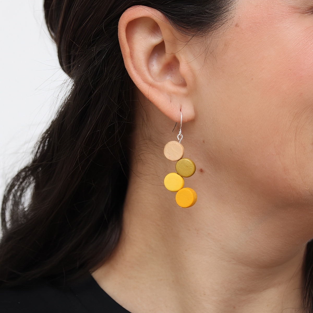 Yellow Ombre Eva Dangle Earrings