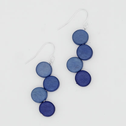 Blue Ombre Eva Dangle Earrings