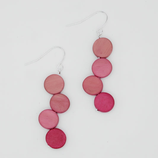 Pink Ombre Eva Dangle Earrings