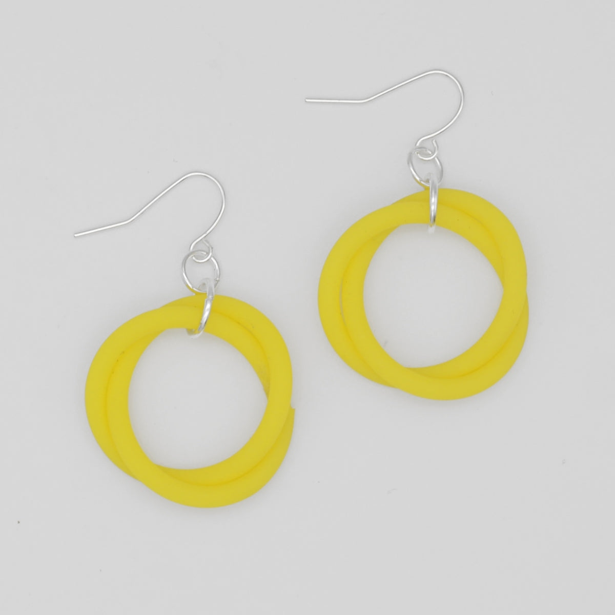 Yellow Cefalu Swirl Earring