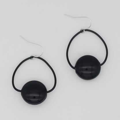 Black Wire Statement Earring