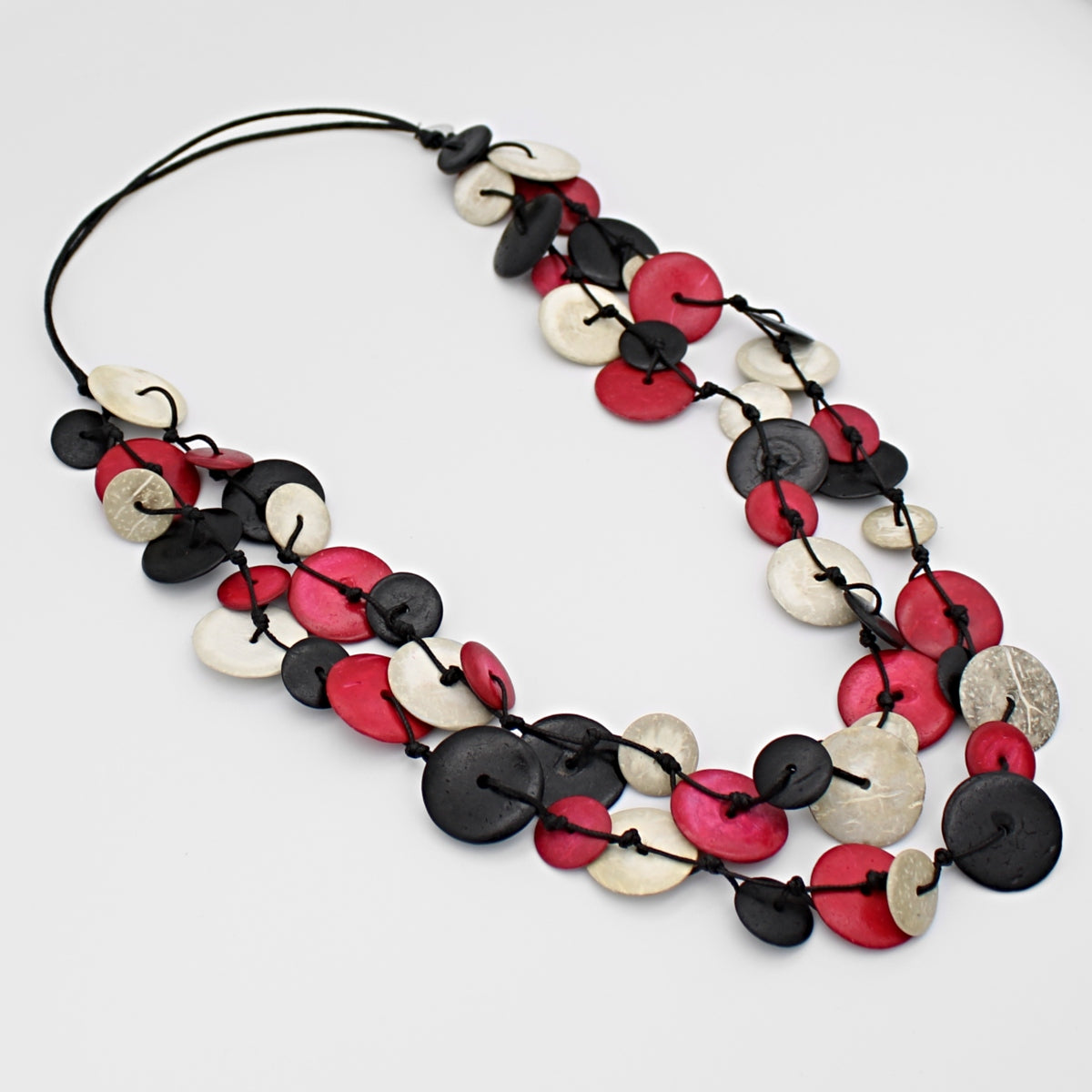 Black and Red Tabitha Necklace – Sylca Designs