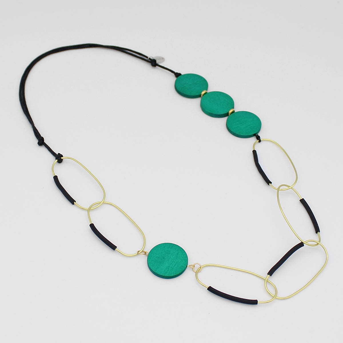 Teal Multi Link Necklace