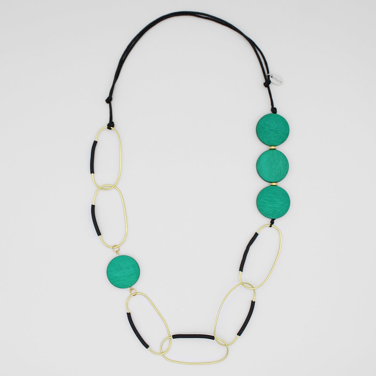 Teal Multi Link Necklace