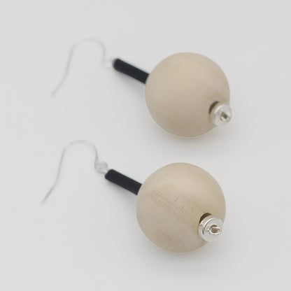 Ivory Ball Drop Earring